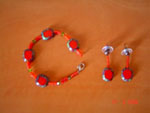 Juego pendientes - pulsera