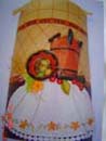 Teja decorativa de cocina