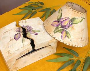 Joyero y tulipa