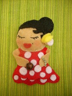 Gitana de fieltro
